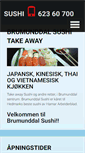 Mobile Screenshot of brumunddalsushi.no